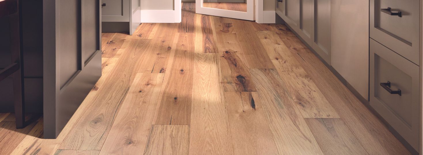 Waterproof Hardwood Flooring in Kitchen